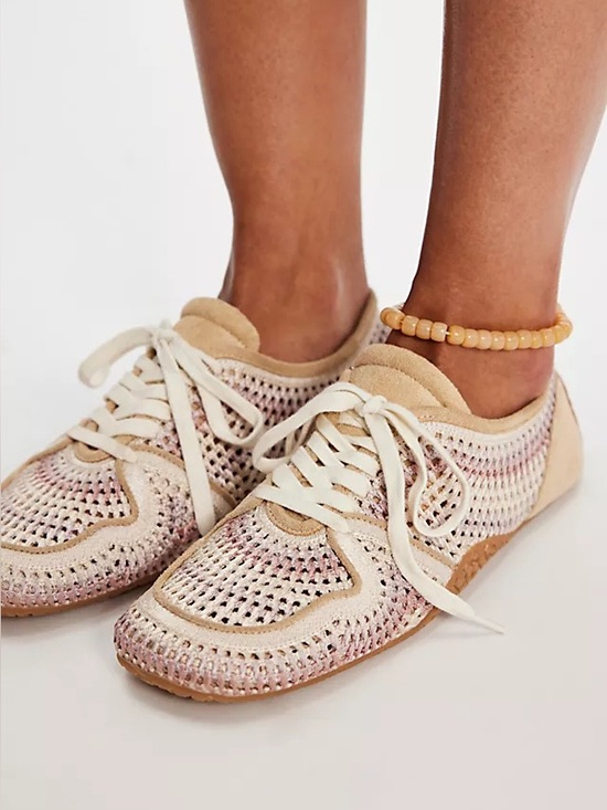 Free People Shoes - New Free People Crochet Low Pro Sneakers